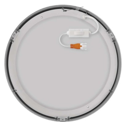 LED felületi lámpatest NEXXO, kerek, ezüst, 28,5W, CCT