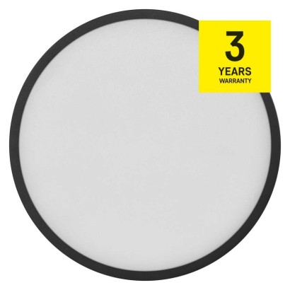 LED surface luminaire NEXXO, round, black, 28.5W, with change CCT