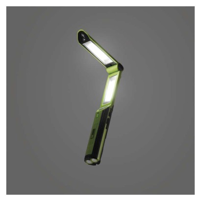 COB LED + LED įkraunamas darbo žibintas P4535, 670 lm, 2200 mAh