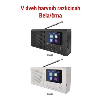 Prenosni radio z Bluetooth, DAB / DAB+ / FM, bel