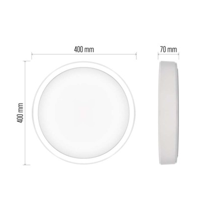 GoSmart Oprawa LED natynkowa, okrągła, 30W, RGB, ściemnialna, WiFi