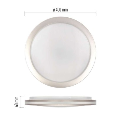 LED Deckenleuchte SABI, rund, 30W, dimmbar, warm/neut./kaltweiß