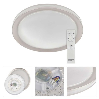 LED Deckenleuchte SABI, rund, 30W, dimmbar, warm/neut./kaltweiß