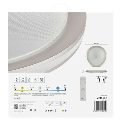 LED Deckenleuchte SABI, rund, 45W, dimmbar, warm/neut./kaltweiß