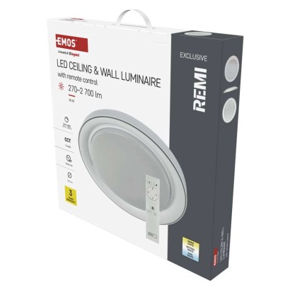 LED přisazené svítidlo REMI, kruhové 45W, stmív. se změnou CCT