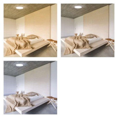 LED Deckenleuchte, rund, 30W, dimmbar, warm/neut./kaltweiß
