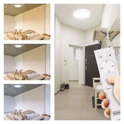 LED Deckenleuchte, rund, 30W, dimmbar, warm/neut./kaltweiß