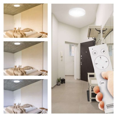 LED svítidlo ILVI 50 cm, 45 W, teplá-studená bílá, stmívatelné s ovladačem