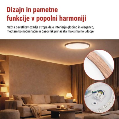 LED-svetilo ILVI za vgradnjo, okroglo, 30 W, z možnostjo zatemnitve in spreminjanja barvn