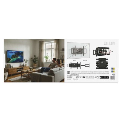 Konsolen-TV-Wandhalterung 32–98" (81–249 cm)