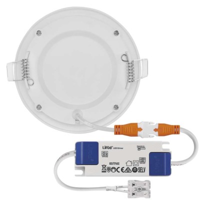 LED podhledové svítidlo NEXXO bílé, 12 cm, 7 W, teplá bílá