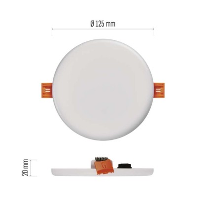 LED-valgusti VIXXO 12,5 cm, 10 W, neutraalne valge, IP65
