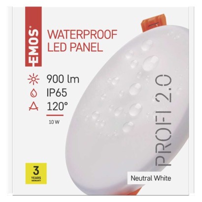 LED-valgusti VIXXO 12,5 cm, 10 W, neutraalne valge, IP65