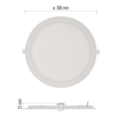 LED podhledové svítidlo NEXXO bílé, 30 cm, 25 W, teplá bílá