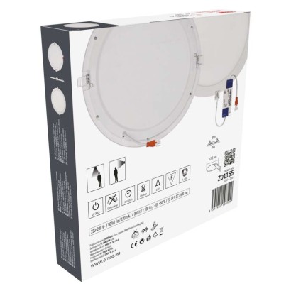 LED-Einbauleuchte NEXXO, rund, weiß, 25W, neutralweiß