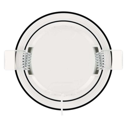 LED reflektor LORI črne barve, okrogel, 4,5W CCT