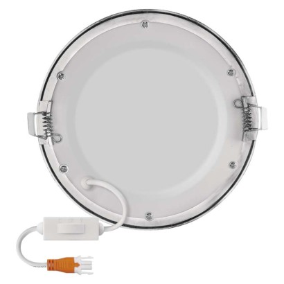 LED-Einbauleuchte NEXXO, rund, silber, 12,5W, mit Change CCT