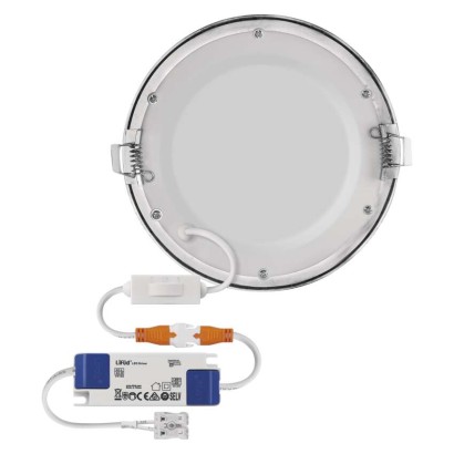 LED-Einbauleuchte NEXXO, rund, silber, 12,5W, mit Change CCT