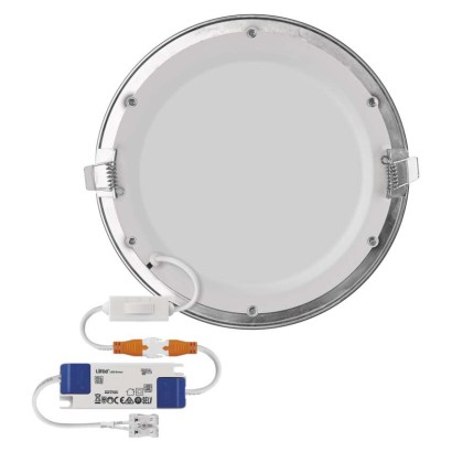 LED-valgusti NEXXO hõbedane, 22,5 cm, 18 W, soe/neutraalne valge