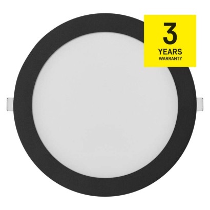 LED podhledové svítidlo NEXXO černé, 22,5 cm, 18 W, teplá/neutrální bílá