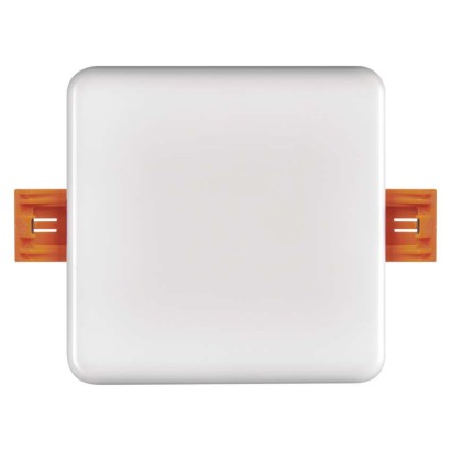 LED Einbauleuchte 100x100, quadr., weiss, 8W neutralw.,IP65