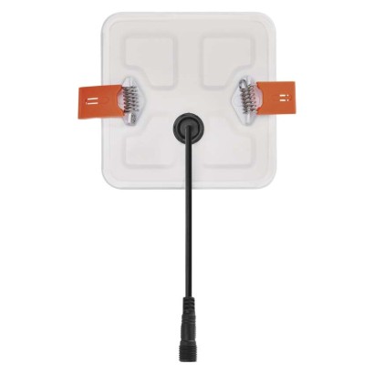 LED Einbauleuchte 100x100, quadr., weiss, 8W neutralw.,IP65