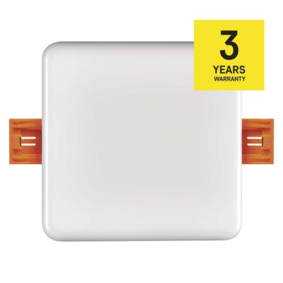 LED Einbauleuchte 100x100, quadr., weiss, 8W neutralw.,IP65