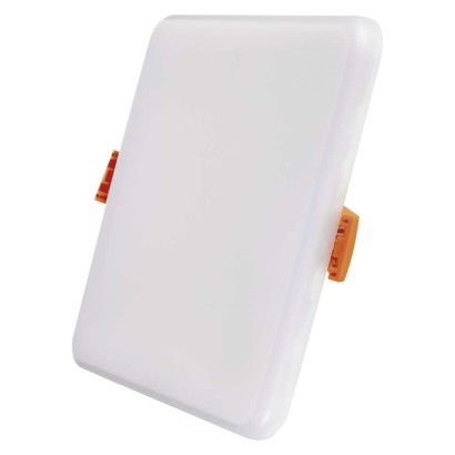 LED Einbauleuchte 125x125, quadr., weiss, 10 W neutralw.,IP65