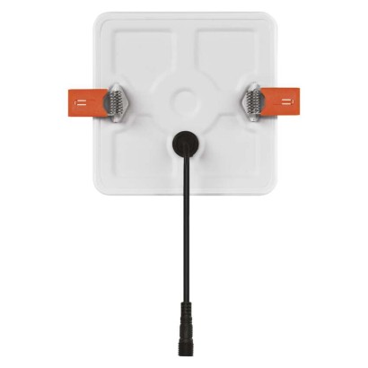 LED Einbauleuchte 125x125, quadr., weiss, 10 W neutralw.,IP65