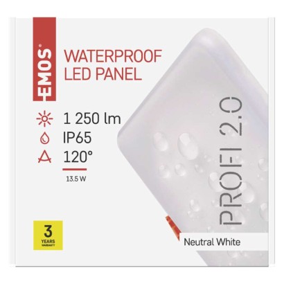 LED podhledové svítidlo VIXXO 15,5 x 15,5 cm, 13,5 W, neutrální bílá, IP65
