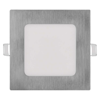 LED šviestuvas NEXXO sidabrinis, 12 x 12 cm, 7 W, šiltai / neutraliai baltas
