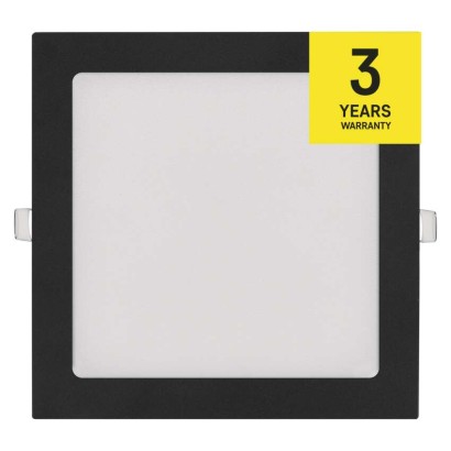 LED podhledové svítidlo NEXXO černé, 22,5 x 22,5 cm, 18 W, teplá/neutrální bílá