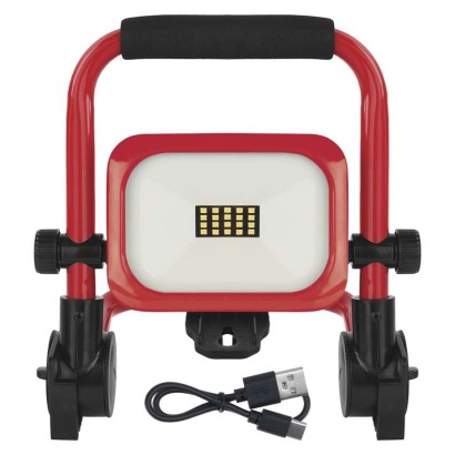 LED prožektorius ACCO įkraunamas, nešiojamas, 20 W, šaltai baltas