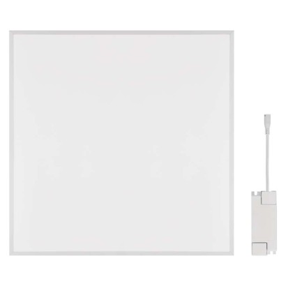 LED panel LUXXO 60 x 60 cm / 32 mm, 22 W, 4 000 lm, vgradni, nevtralno bela, IP21