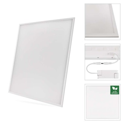 LED panel LUXXO 60 x 60 cm / 32 mm, 22 W, 3 800 lm, vgradni, nevtralno bela, UGR<19, IP21