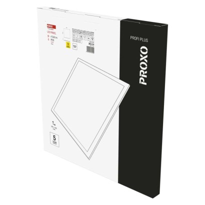 LED panel PROXO 60 x 60 cm / 10 mm, 33 W, 4 360 lm, vgradni, nevtralno bela, IP21