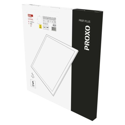 LED-Panel PROXO 60 x 60 cm / 10 mm, 33 W, 4 100 lm, Einbau, Neutralweiß, UGR<19, IP21