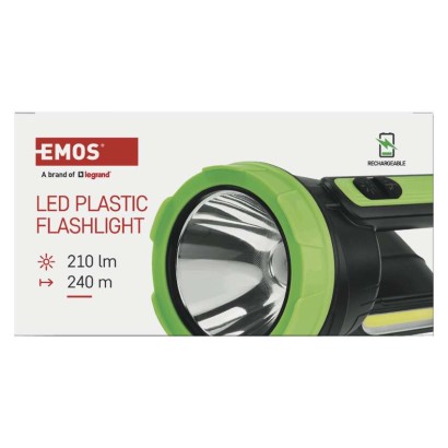 LED nabíjecí svítilna, 210 lm, 1 800 mAh
