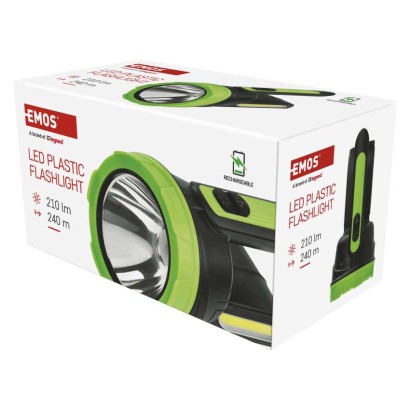 LED nabíjecí svítilna, 210 lm, 1 800 mAh