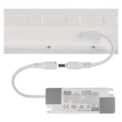 LED panel DIXXO backlit 60×60, kvadratni, vgradni, bel, 36W NW UGR