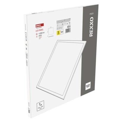LED panelė REXXO 60 x 60 cm / 24 mm, 36 W, 4 000 lm, įmontuojama, neutraliai balta, IP21