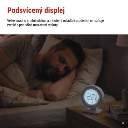 Pokojový manuální bezdrátový termostat P5618