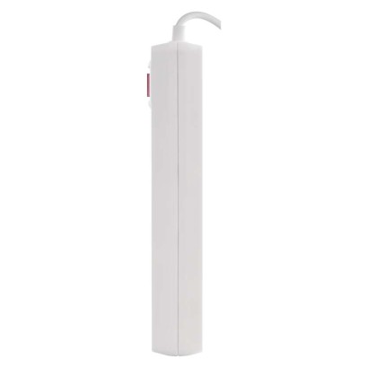 Podaljšek 2 m / 3 vtičnice / s stikalom / beli / 1× USB-A + 1× USB-C / 1,5 mm2