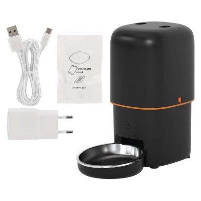 GoSmart pašarų dozatorius Pet Care, 4 l, juodas, Wi-Fi