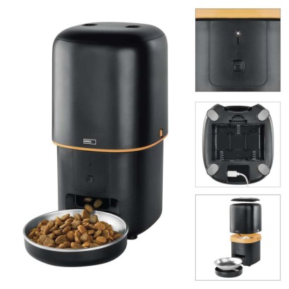 GoSmart pašarų dozatorius Pet Care, 4 l, juodas, Wi-Fi
