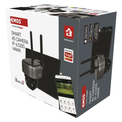 GoSmart Outdoor IP Kamera mit 4G LTE und Solarpanel IP-6100G HAWK, batteriebetrieben