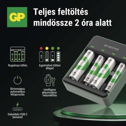 GP Akkumulátor töltő Speed M453