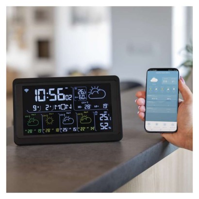 GoSmart E8610 bezvadu meteoroloģiskā stacija ar WiFi