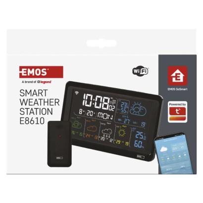 GoSmart E8610 bezvadu meteoroloģiskā stacija ar WiFi