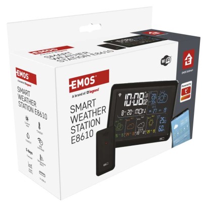 GoSmart E8610 bezvadu meteoroloģiskā stacija ar WiFi